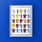 Blackburn Retro Shirts Football Print