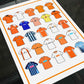 Blackpool Retro Shirts Football Print