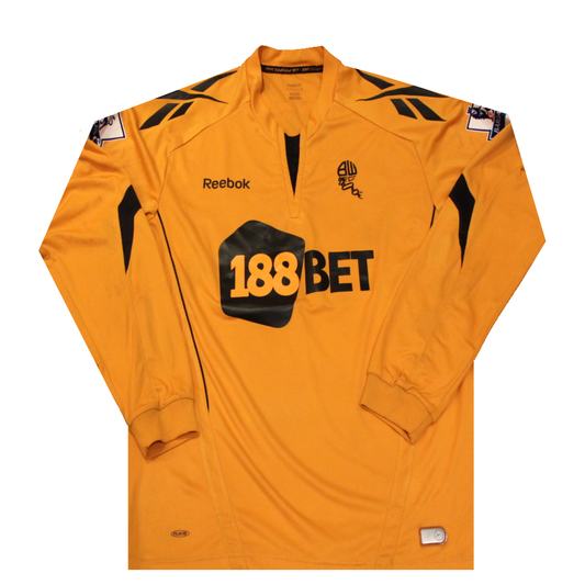 Bolton Wanderers 2010-2011 Goalkeeper Football Shirt Jaaskelainen (Excellent) L