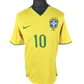Brazil 2008-10 Home - Size M - Ronaldinho 10