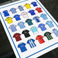 Brighton Retro Shirts Football Print