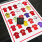 Bristol City Retro Shirts Football Print