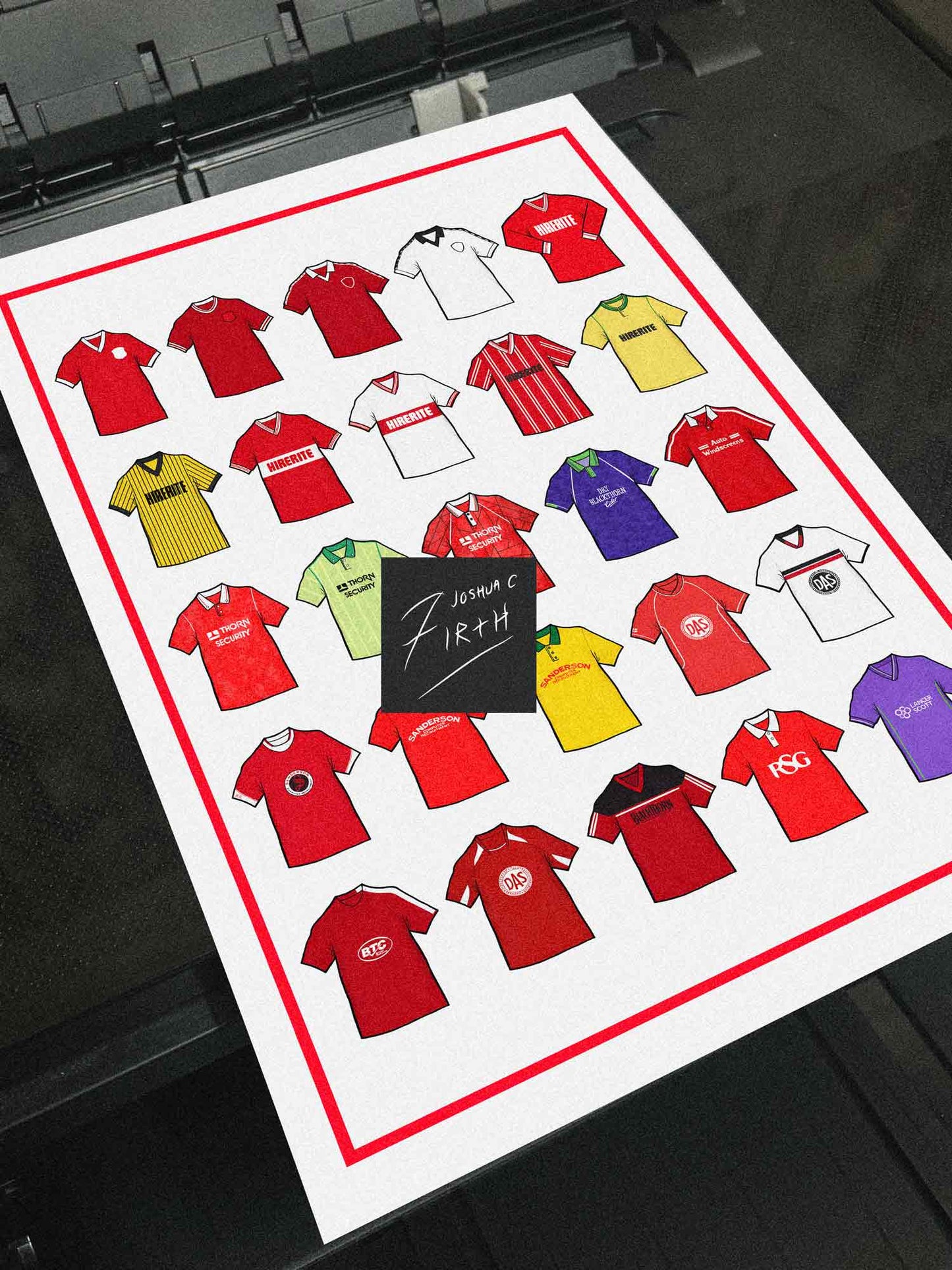 Bristol City Retro Shirts Football Print