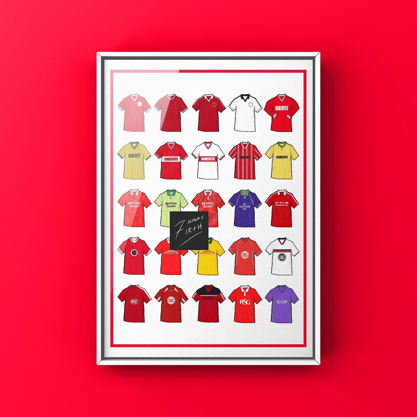 Bristol City Retro Shirts Football Print