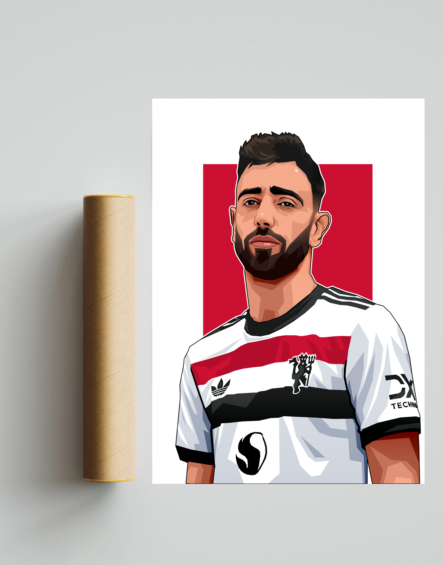 Bruno Fernandes MUFC A3 Print