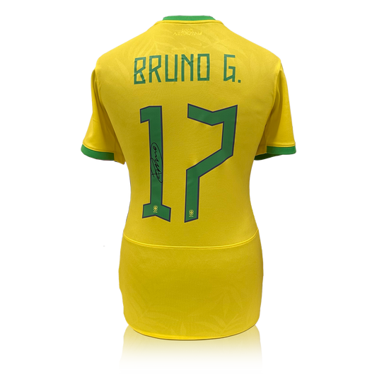 Bruno Guimarães Signed Brazil Shirt