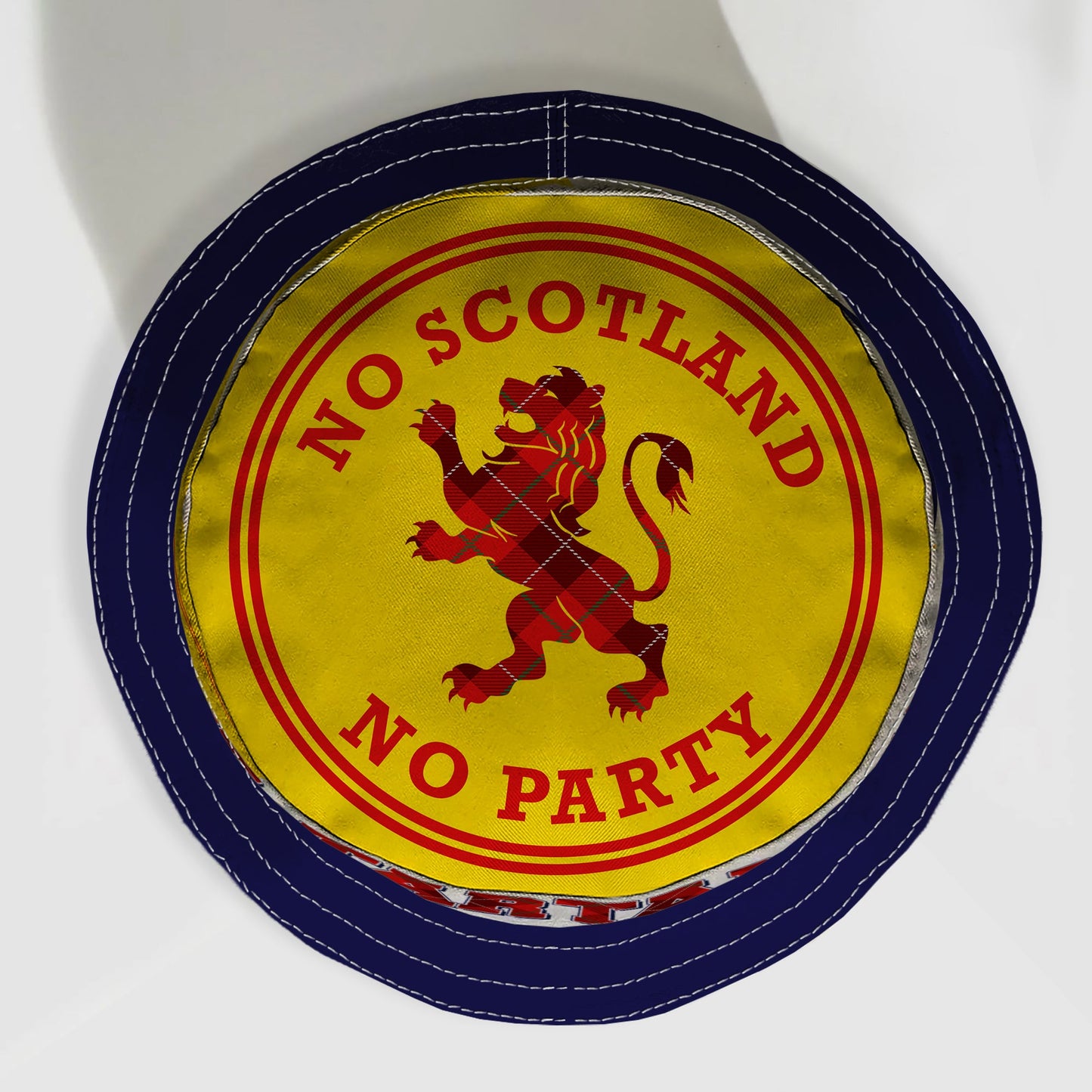 Scotland - The Tartan Army Rip - No Scotland No Party Bucket Hat