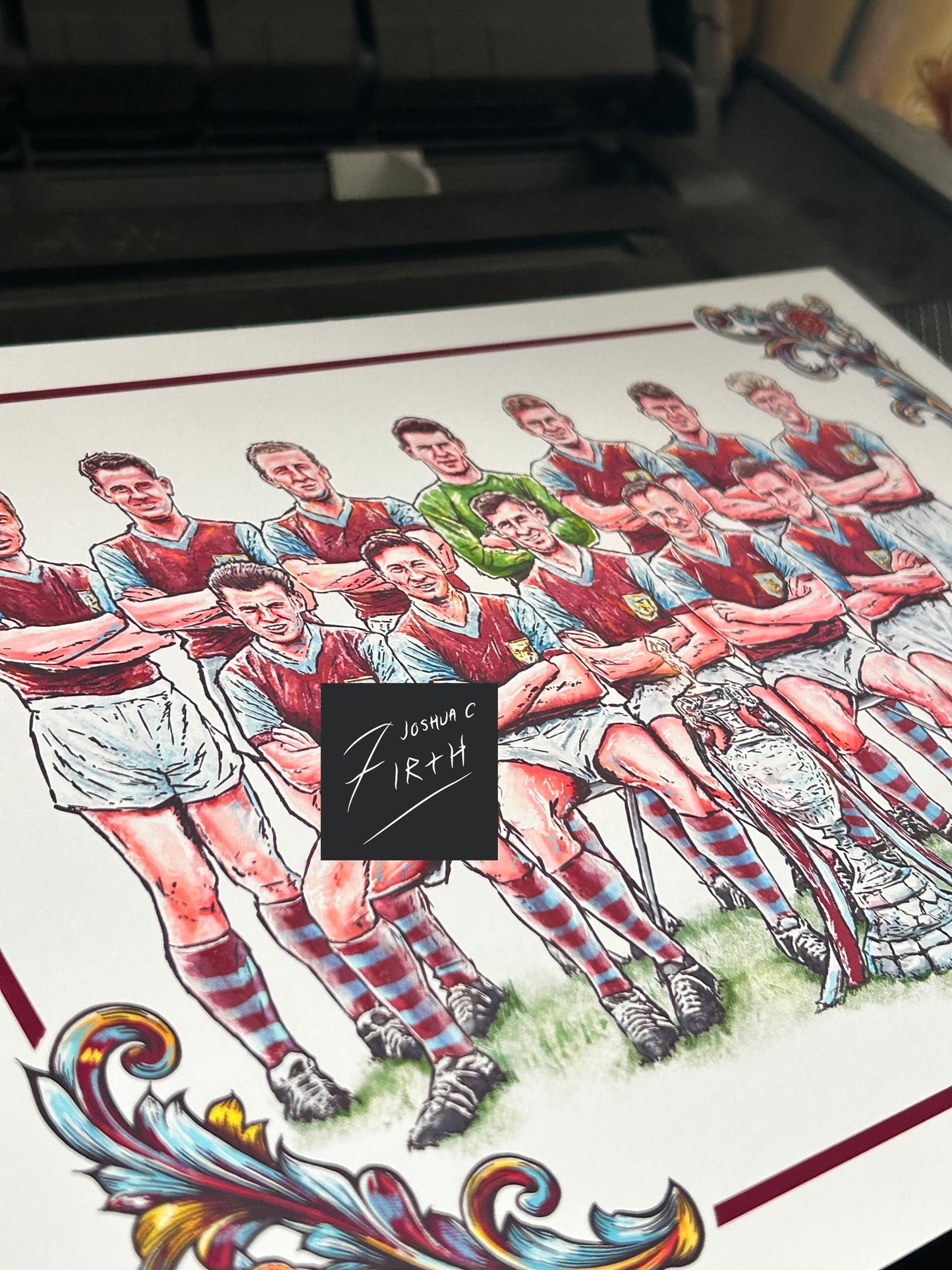 Burnley Inspired 1959-1960 Title Winners Football Print
