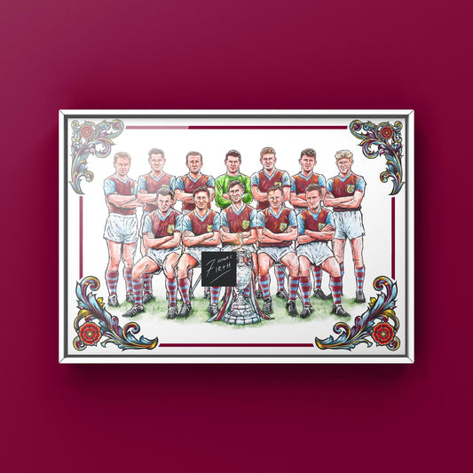 Burnley Inspired 1959-1960 Title Winners Football Print