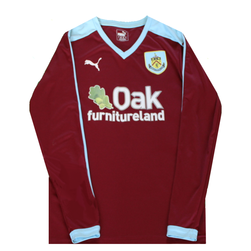 Burnley 2015-2016 Home Football Shirt L/S (Excellent) S