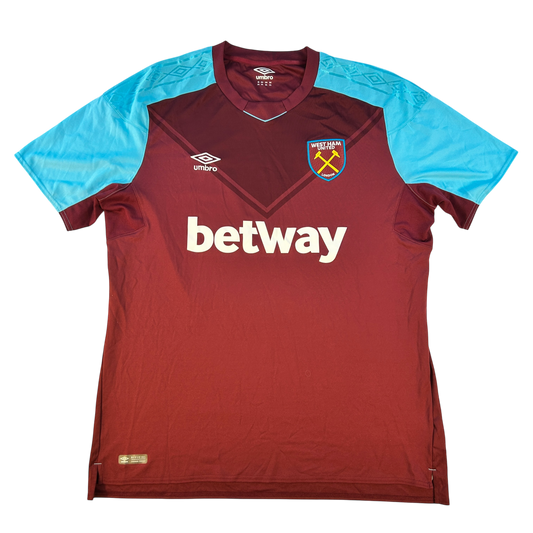 West Ham 2017/2018 Home Shirt Front