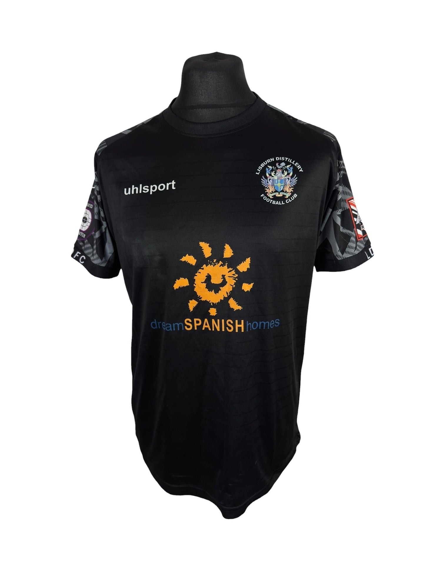 Lisburn Distillery 2022-23 Match Worn Away - Size L (M Fit) - #19
