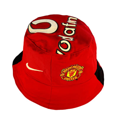 Manchester United 02/03 Upcycled Home Shirt Bucket Hat