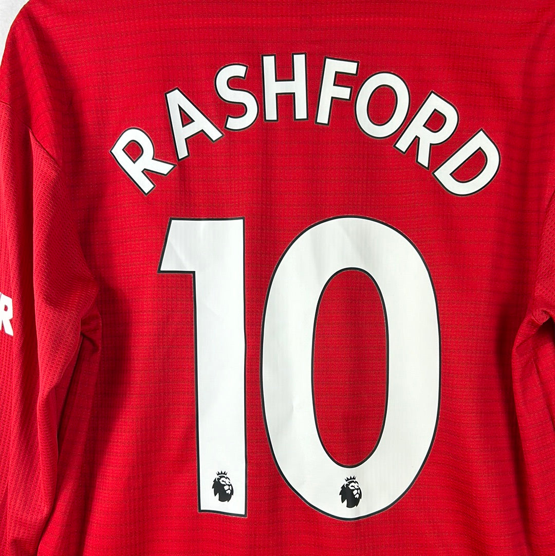 Manchester United 2018/2029 Match Issued Home Shirt Rashford 10