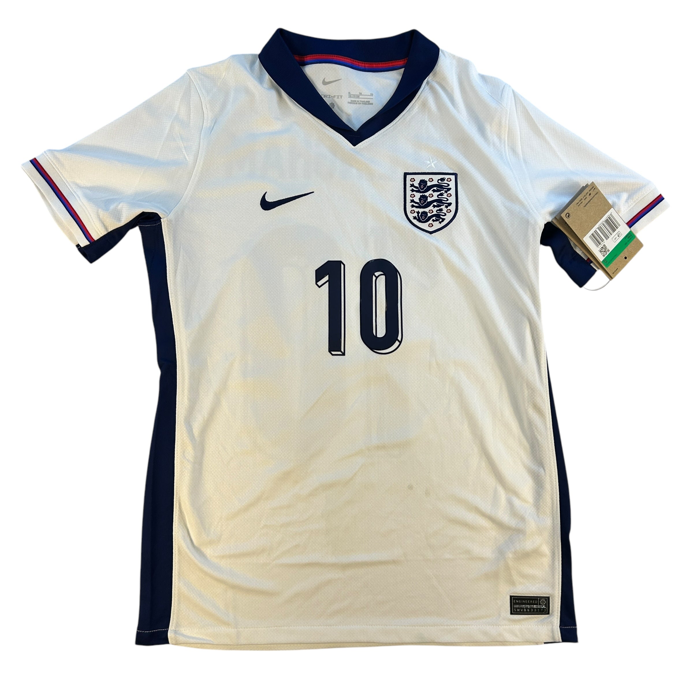 England 2024 Youth Home Shirt Various Sizes Nike FJ4439 100 Large Foden 11 Print 9 10 Condition