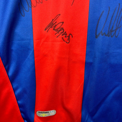 Crystal Palace 2006/2007 Signed Home Shirt - Squad Signed