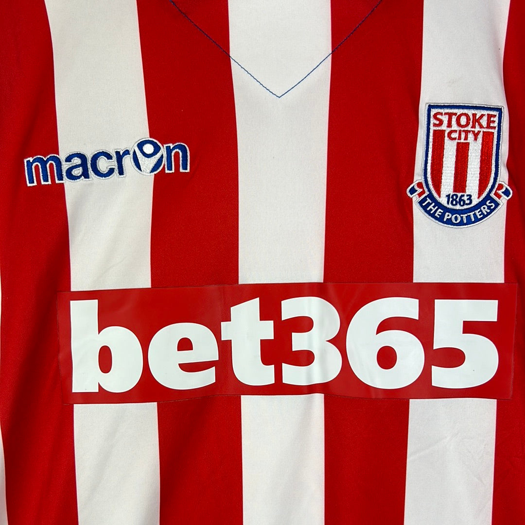 Stoke City 2019/2020 Home Shirt - XXL - Long Sleeve