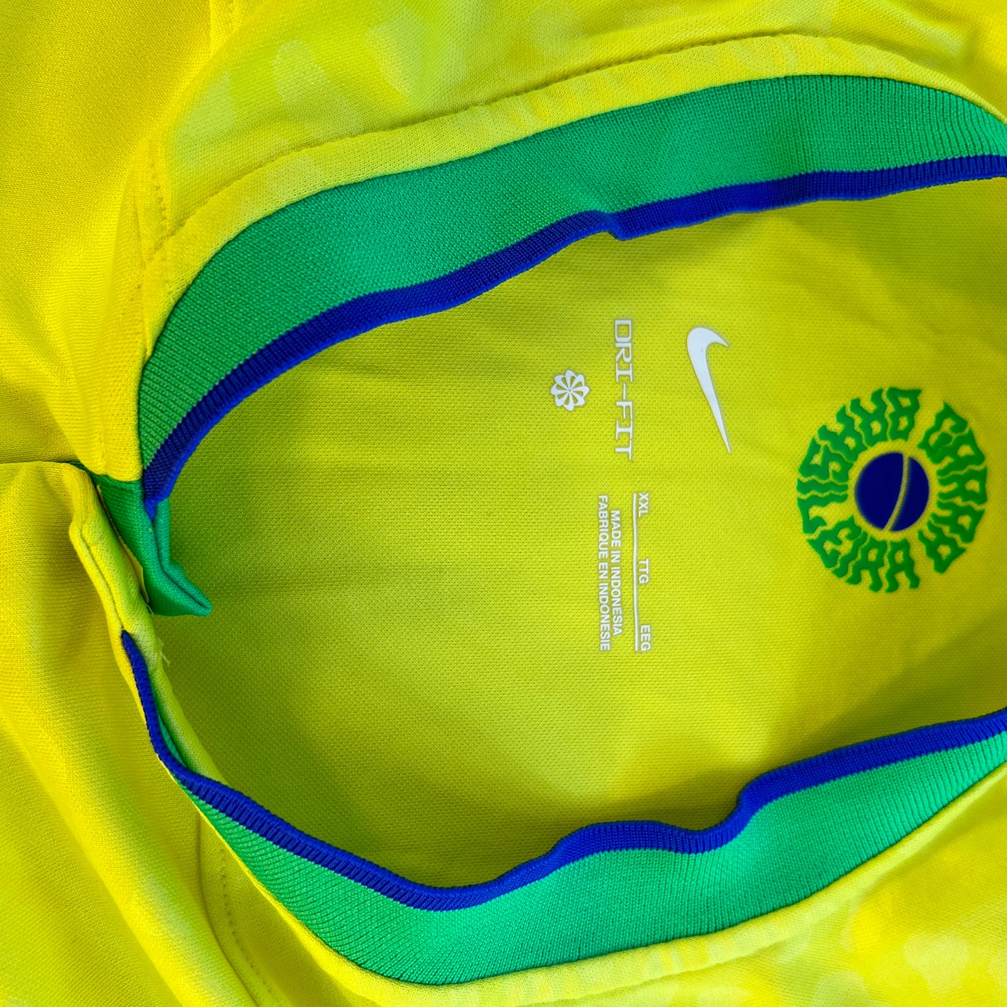 Brazil 2022 Home Shirt - 2XL - Excellent