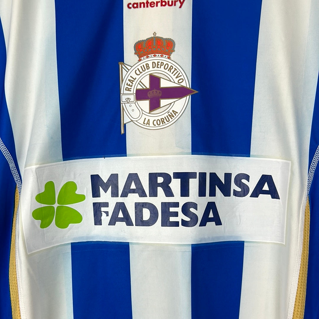 Deportivo La Coruna 2007/2008 Player Issue Home Shirt - De Guzman 6