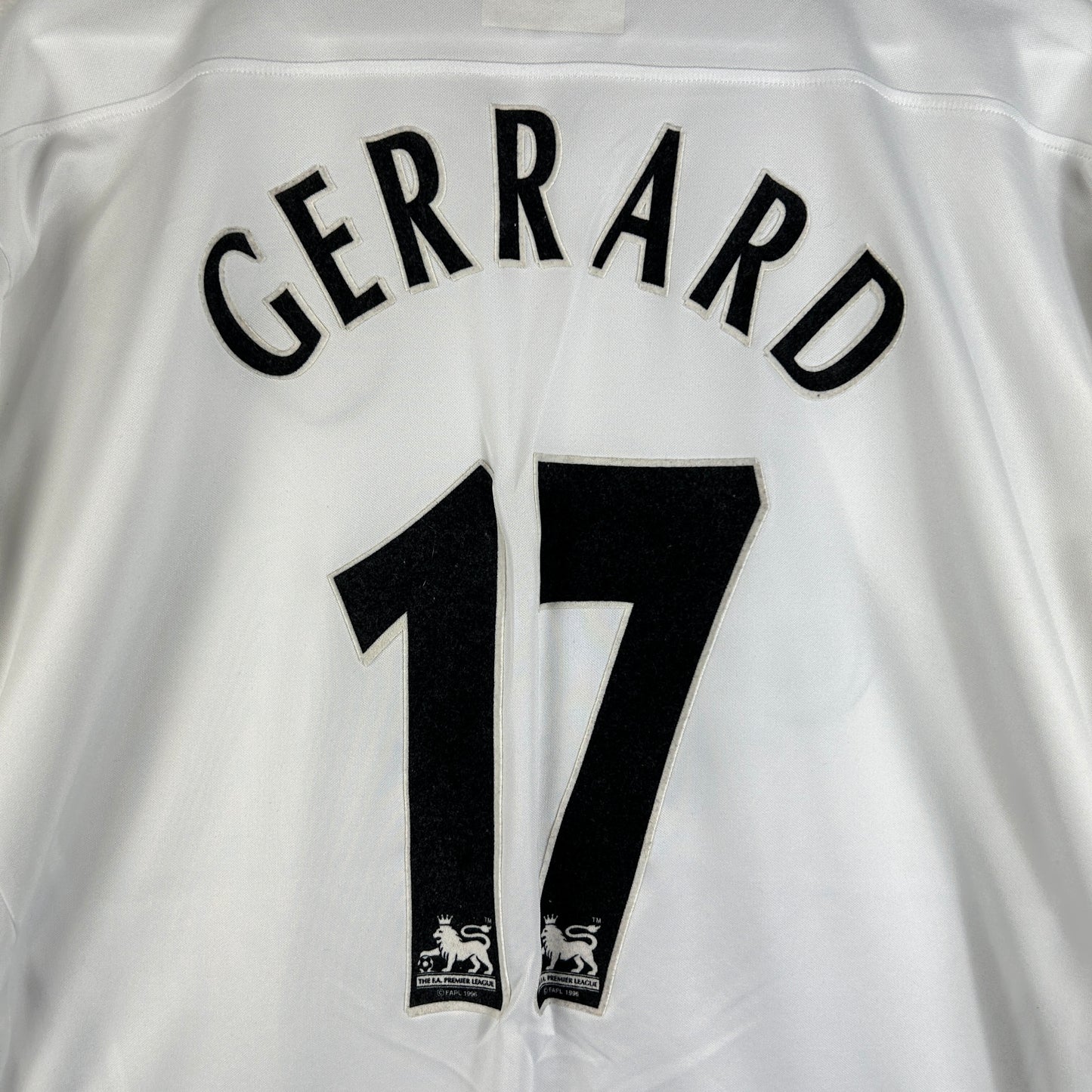 Liverpool 2003/2004 Away Shirt - Extra Large - Gerrard 18 Print