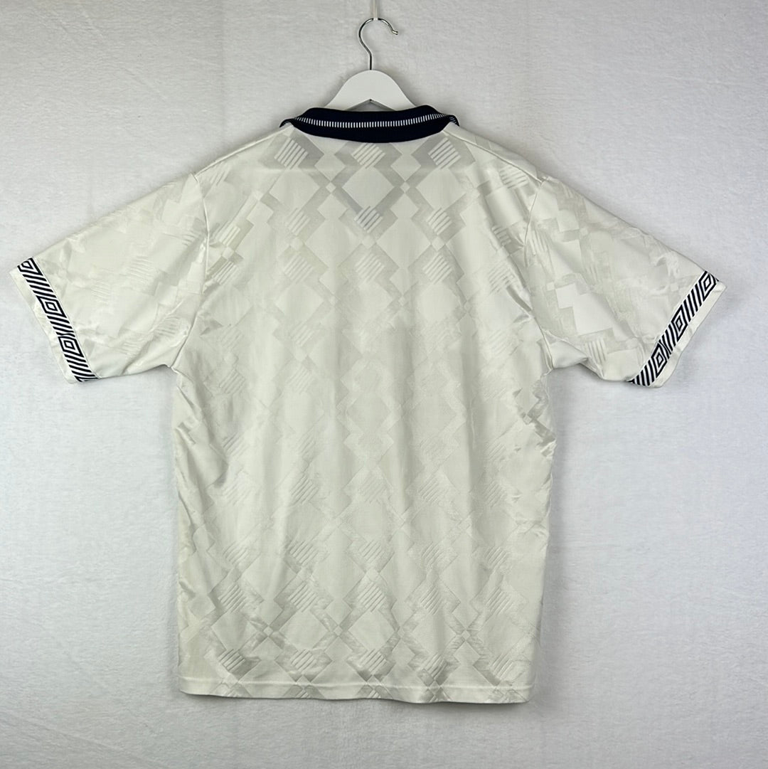England 1990 Home Shirt - Large - Very Good Condition - Vintage Umbro Shirt