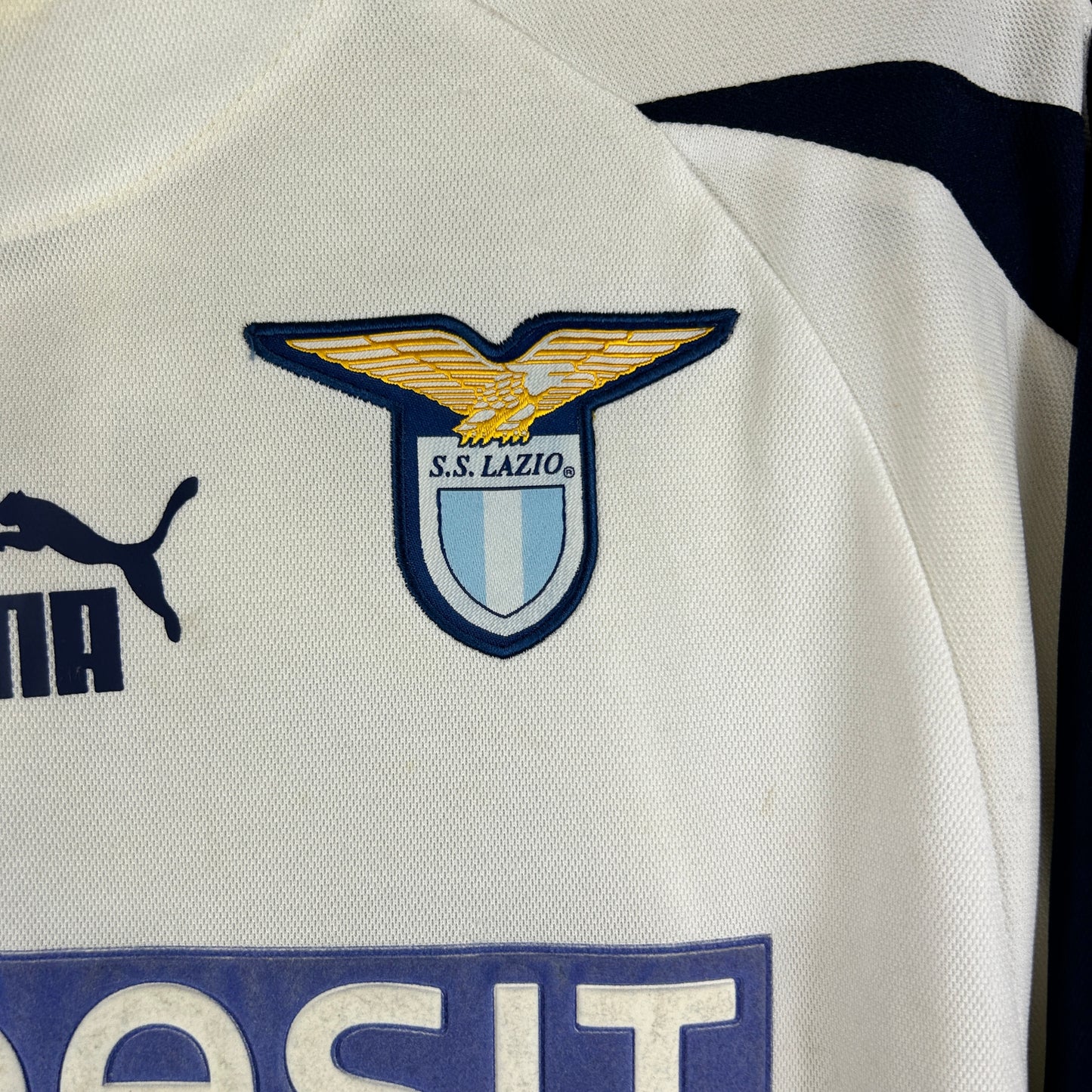 Lazio 2003/2004 Match Worn Away Shirt - Negro 23