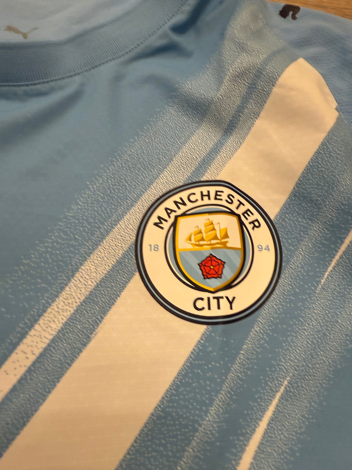 Manchester City 2025-2026 Match Issued Home Shirt