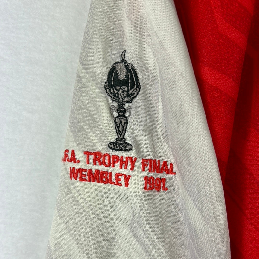 Kidderminster Harriers 1991 FA Trophy Final Shirt