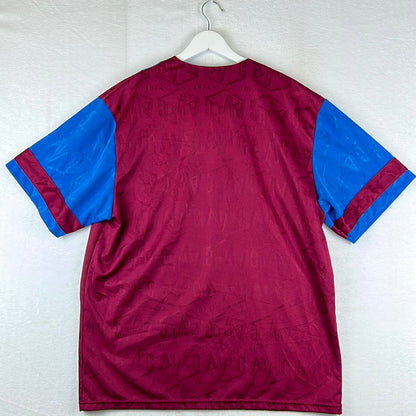 Aston Villa 1992-1993 Home Shirt Back