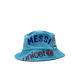Barcelona Upcycled Messi Shirt Bucket Hat - Reversible