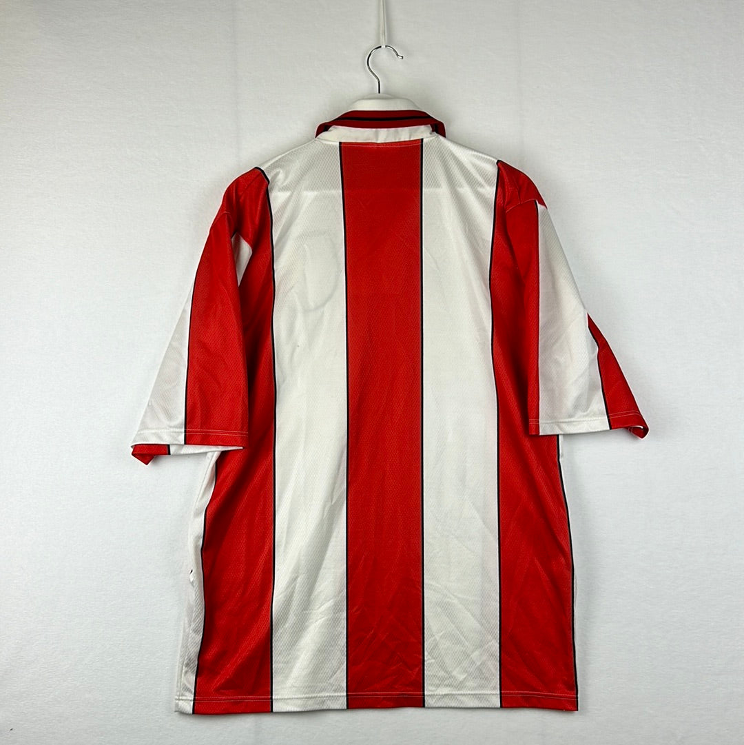 Stoke City 1996/1997 Home Shirt - Large Adult - Very Good Condition