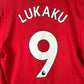 Manchester United 2017/2018 Match Issued Home Shirt - Lukaku 9