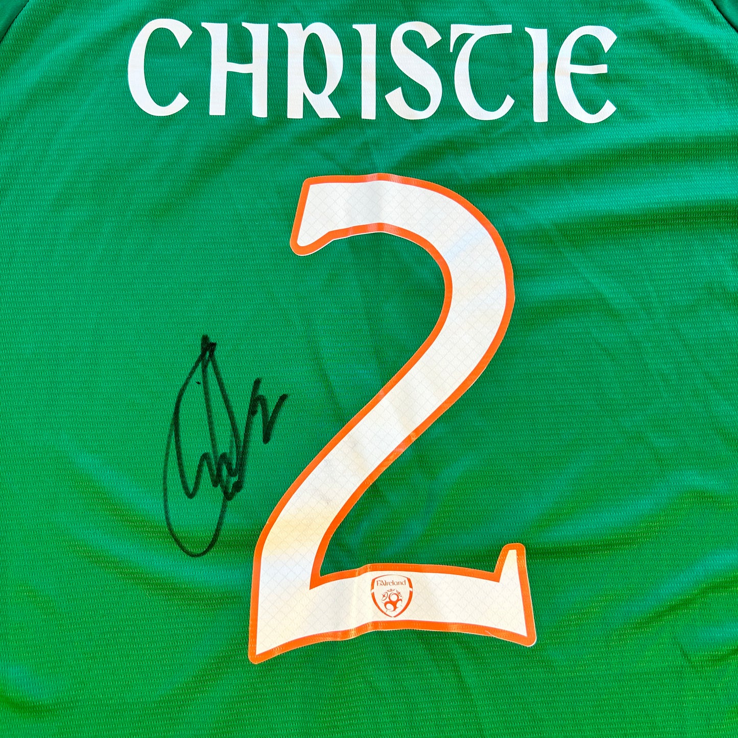 Ireland 2018 Signed Home Shirt - Christie 2