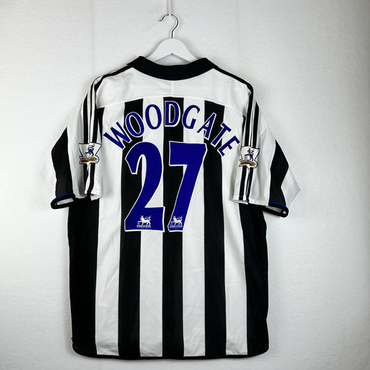 Newcastle United 2003/2004 Player Issue Home Shirt - Woodgate 27