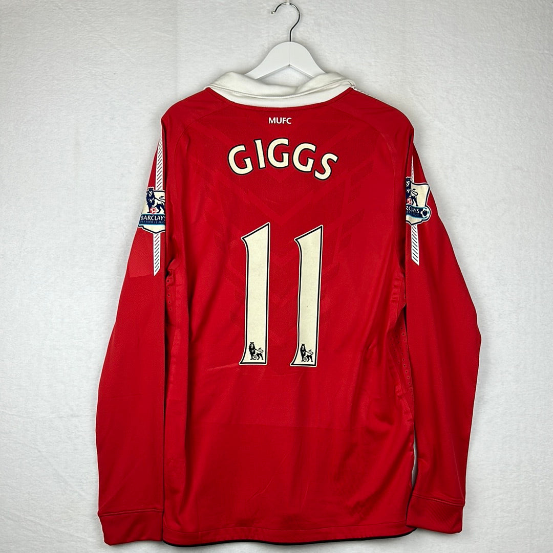 Manchester United 2010/2011 Player Issue Home Shirt - Giggs 11 