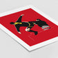 Cantona Kick Print