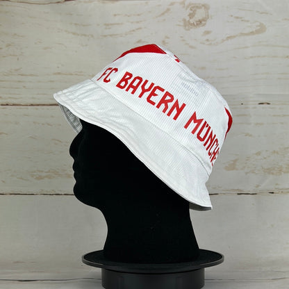 Bayern Munich 2023-2024 Upcycled Away Shirt Bucket Hat - Sane 10