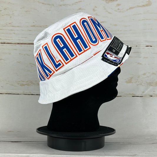 Oklahoma City Thunder Upcycled NBA Jersey Bucket Hat