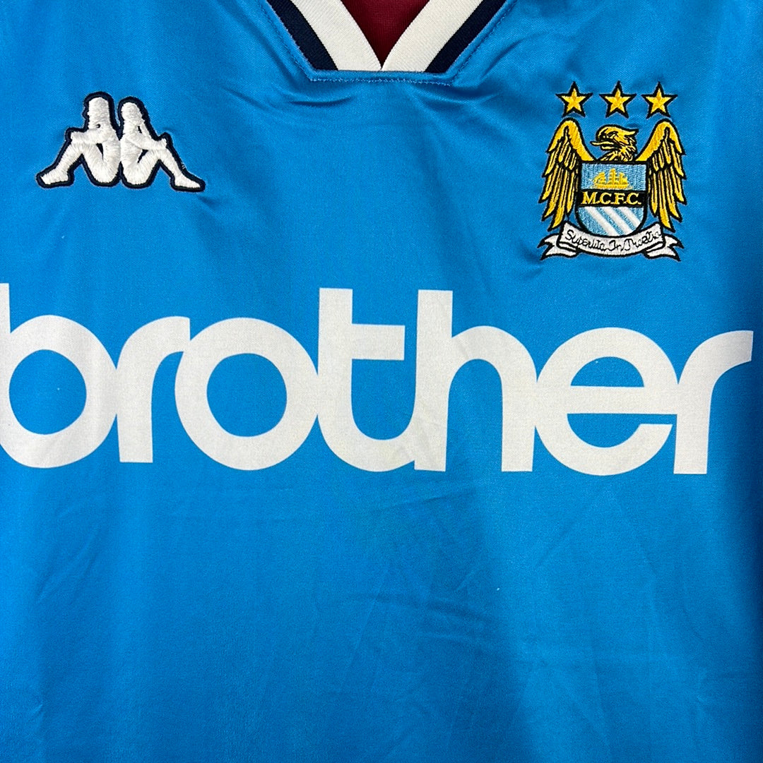 Manchester City 1997-1999 Home Shirt - 2XL - Excellent Condition