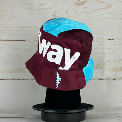 West Ham 2017/2018 Upcycled Home Shirt Bucket Hat