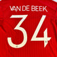 Manchester United 2022/2023 Player Issue Home Shirt - Van De Beek