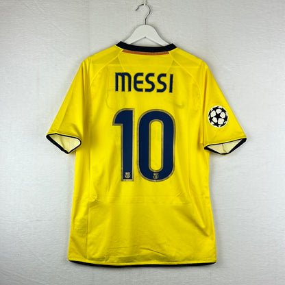 Barcelona 2008/2009 Player Issue Away Shirt - Messi 10 - Champions League