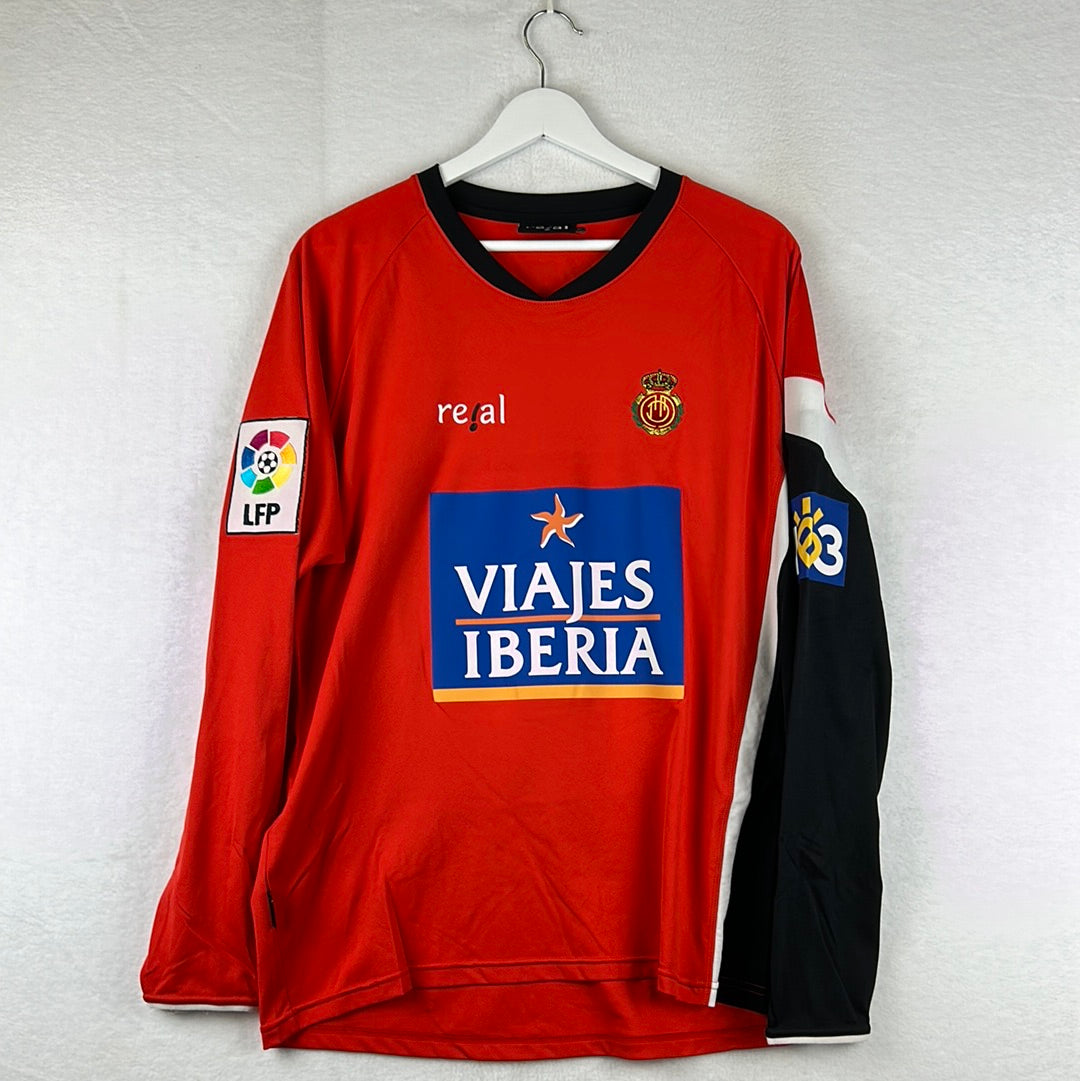 Real Mallorca 2005-2006 Player Issue L/S Home Shirt - XL - Victor 19