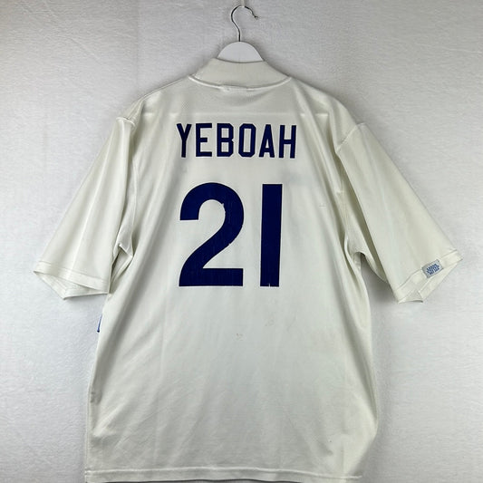 Leeds United 1995-1996 Home Shirt - Large - Yeboah 21