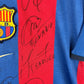 Barcelona 1998/1999 Squad Signed Home Shirt - Large - Excellent Condition