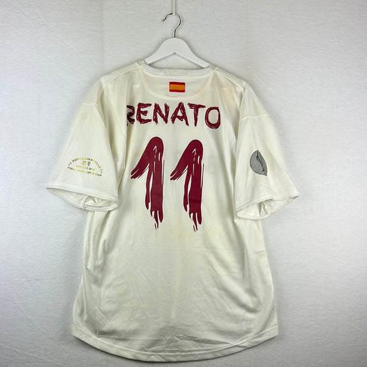 Sevilla 2006/2007 Match Worn Home Shirt - Uefa Super Cup Final - Renato 11