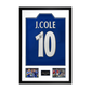 Joe Cole Signed Chelsea Shirt Premium Frame