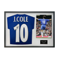 Joe Cole Signed Chelsea Shirt Classic Frame