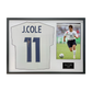Joe Cole Signed England Shirt Classic Frame