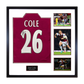 Joe Cole Signed West Ham Shirt Elite Frame